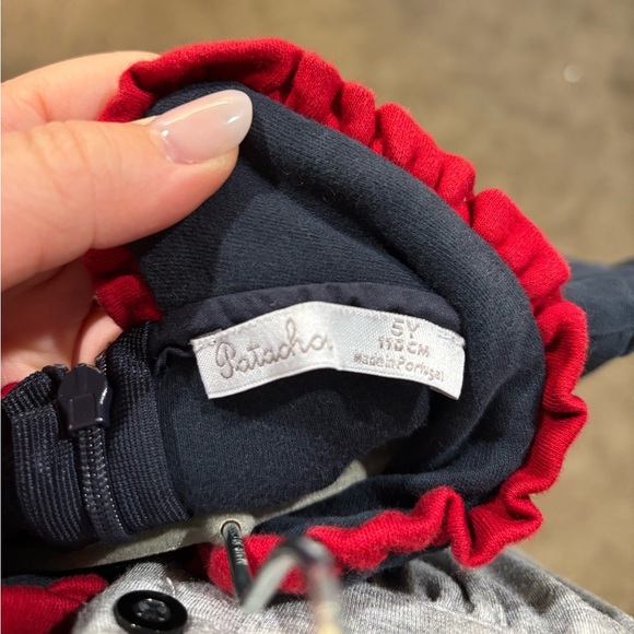 PATACHOU Interlock dress - navy - size 5Y - Picture 7 of 7